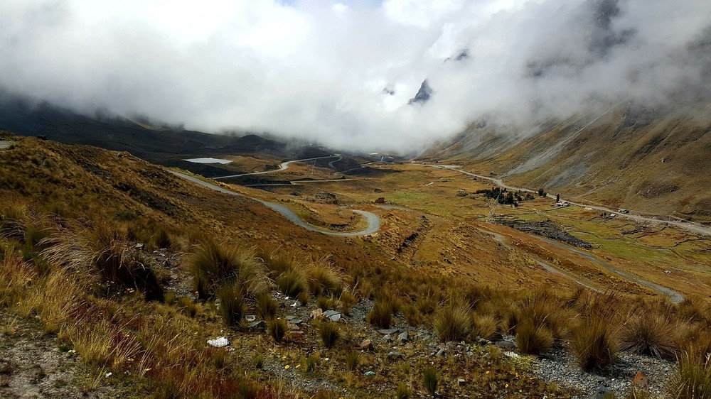 Route de la mort en Bolivie