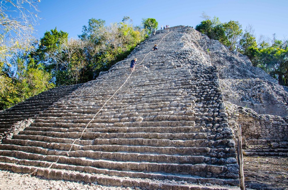 Site Maya de Coba au Mexique