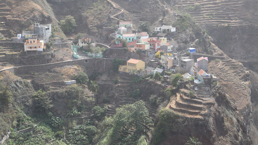 Village de Fonthainas au Cap Vert