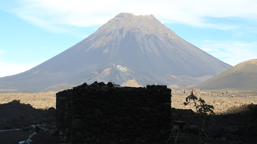 Le volcan Fogo au Cap Vert