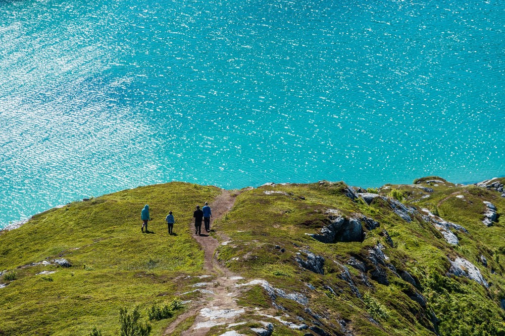 Habitants de l'île de la Norvège