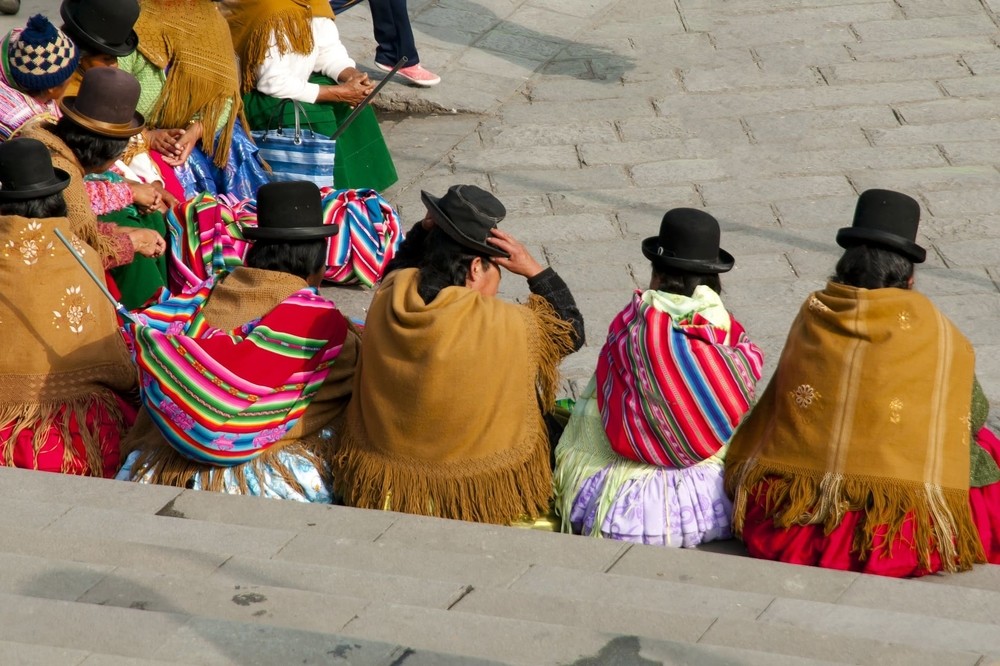 Cholita en Bolivie