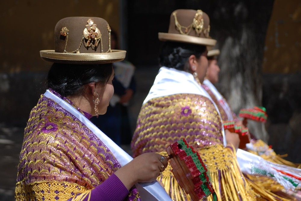 Cholitas en Bolivie