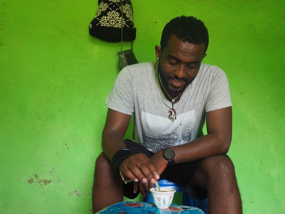 Cérémonie du café en Ethiopie