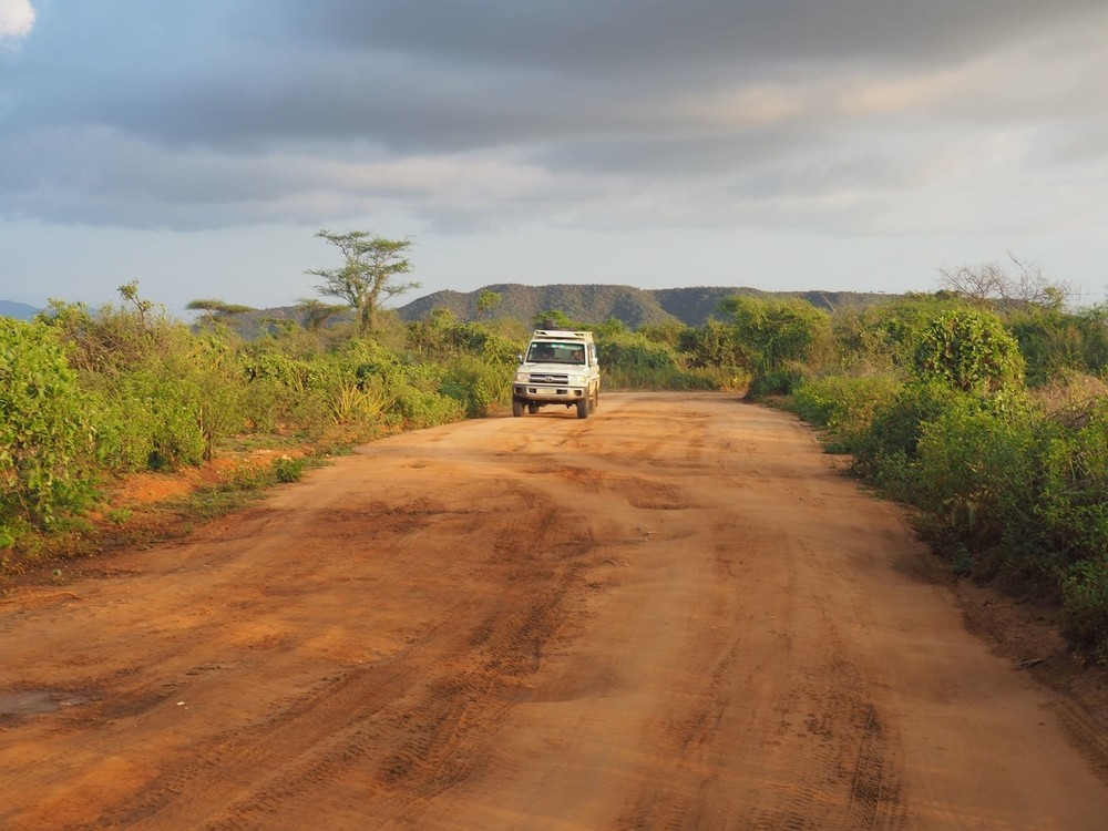 Route dans le sud de l'Ethiopie