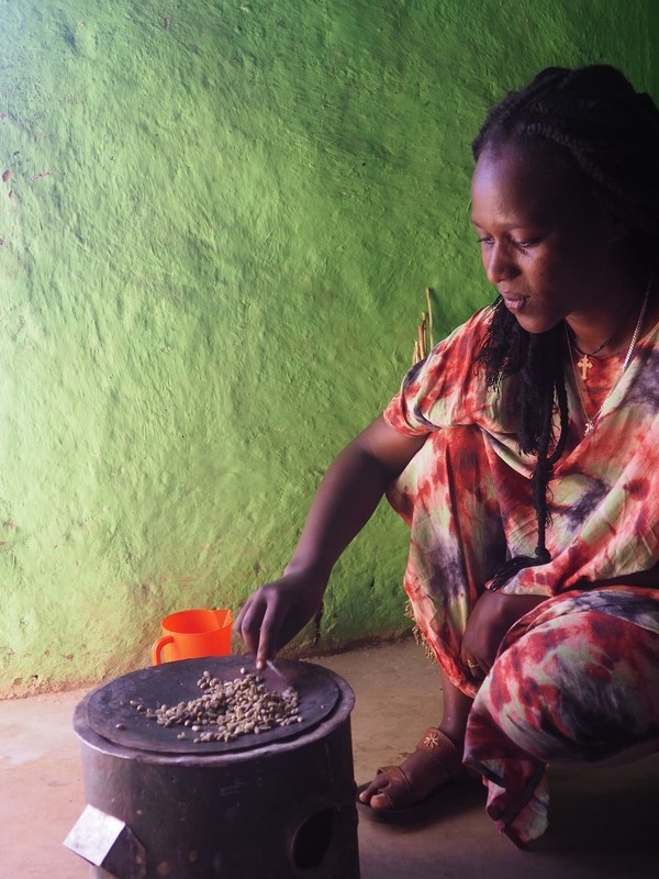 Cérémonie du café en Ethiopie