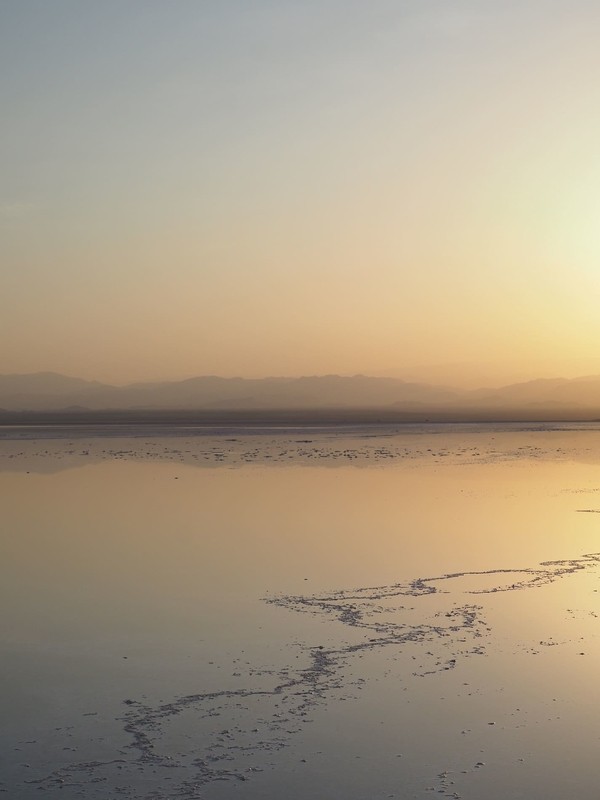 Coucher de soleil au Danakil