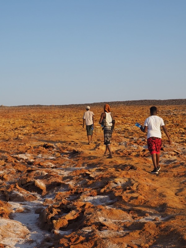 Marche Dallol en Ethiopie