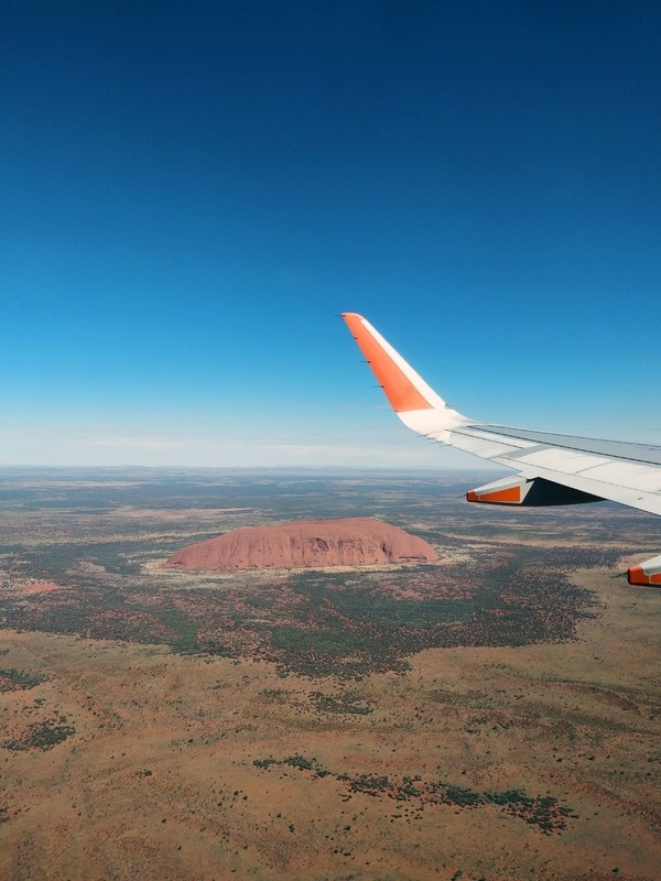 Arrivez à Uluru