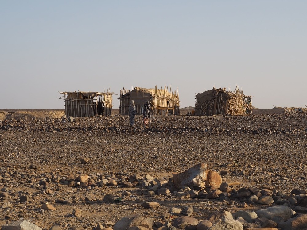 Village Afar dans le Danakil