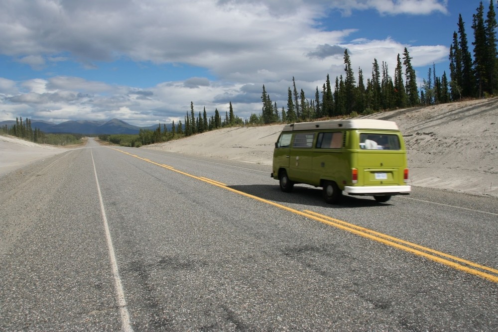 Car on the road 