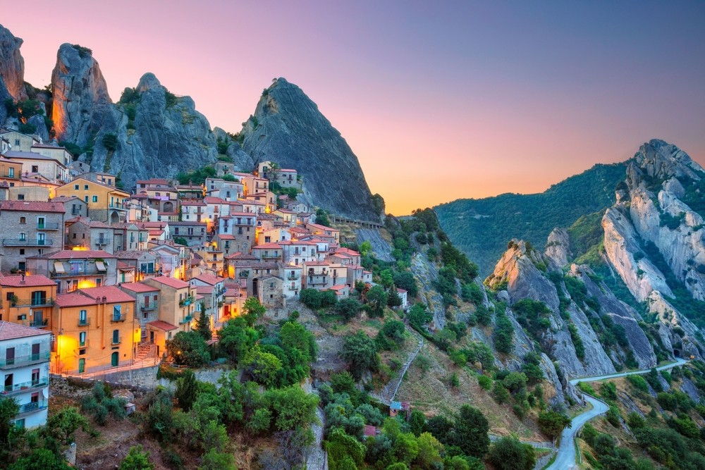 vue sur castelmezzano