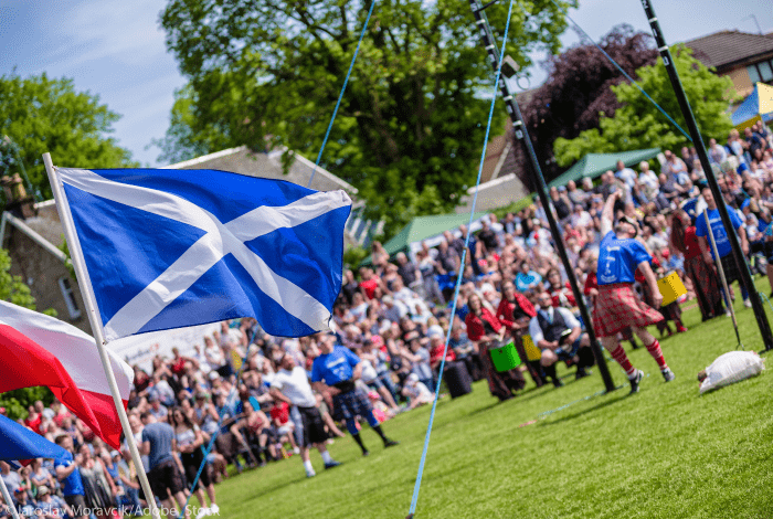 Ecosse-highland-games-drapeau-jeux